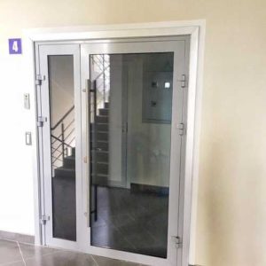 Алюминиевая дверь в подъезд GFTD848 Алюминиевая дверь в подъезд GFTD848